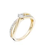 Bague Joli Solitaire Diamants 0.27 ct or jaune