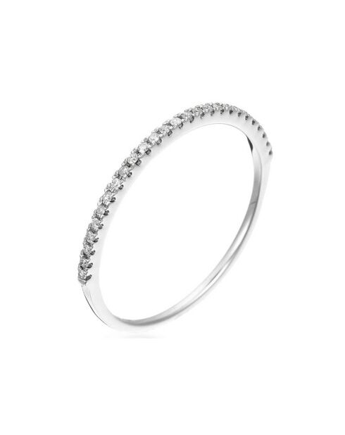 Bague Belle Alliance Diamants 0.08 ct or blanc