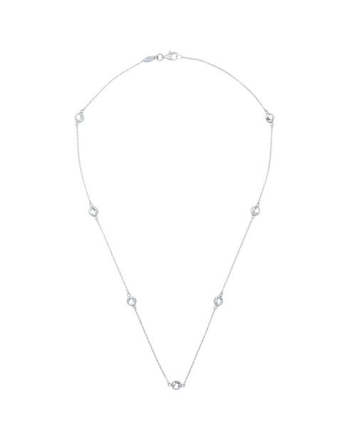 Collana con diamanti Sunshine in oro bianco 0,22 ct