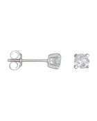 Boucles d'oreilles Single Diamants 0.40 ct or blanc