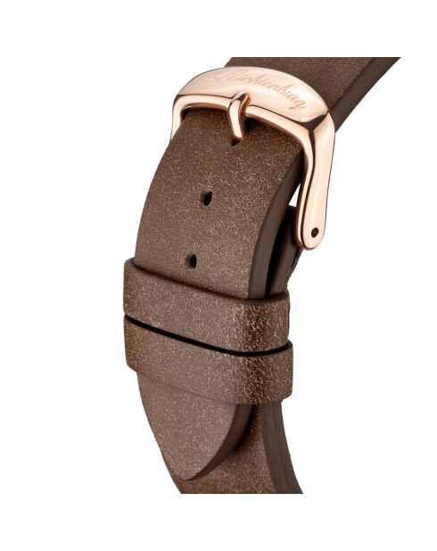 Montre Homme en Cuir Burbank camel