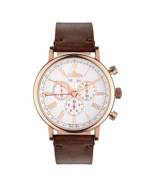 Montre Homme en Cuir Burbank camel