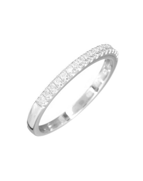 2 Bagues Carré Passion Diamants 0.75 ct or blanc