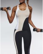 Legging de Sport Flow noir/écru