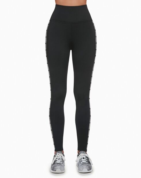 Zwarte sportlegging met sterren