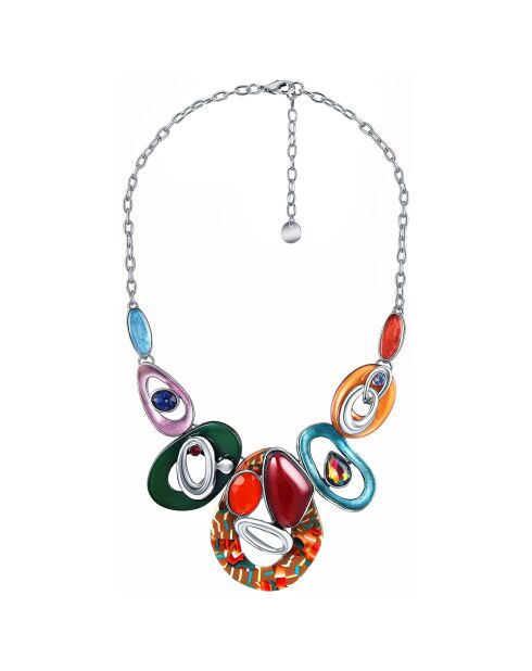 Collier Corcoval multicolore