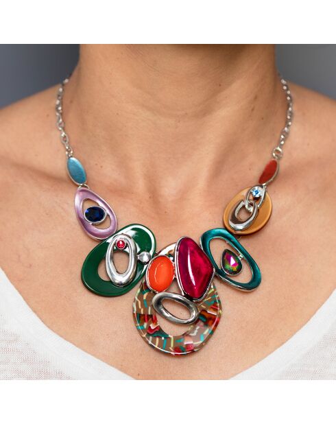 Collier Corcoval multicolore