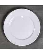 Service de table Serenity en Porcelaine blanc - 18 pièces