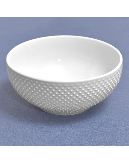 6 Bols Serenity en Porcelaine blancs - 64.6 cl