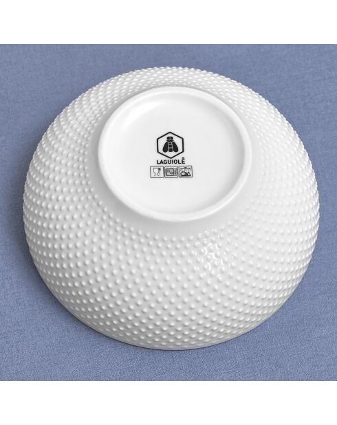 6 Bols Serenity en Porcelaine blancs - 64.6 cl