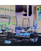 6 Verres à vin Electra transparents - 35 cl