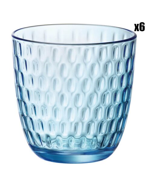 6 Verres Slot bleus - 29 cl