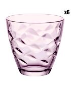 6 Verres Flora transparents - 25 cl
