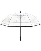 Parapluie de golf à ouverture automatique transparent