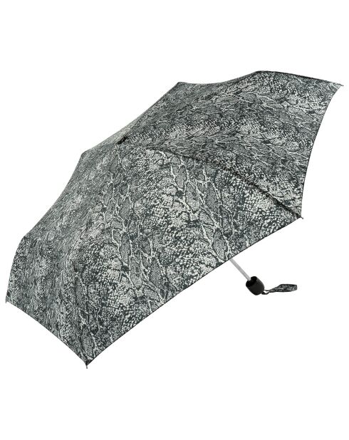 Parapluie pliant imprimé peau de serpent