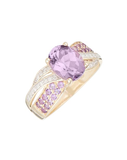 Bague Amethyste or jaune