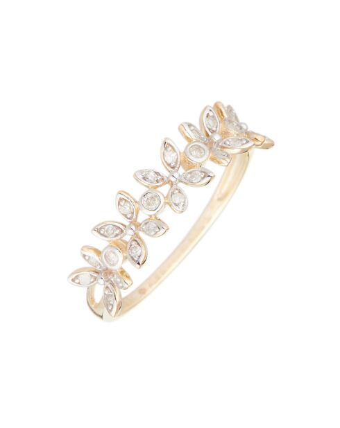 Bague Diamant épis or jaune