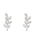 Boucles d'oreilles branche en diamant Or Blanc