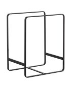 Rangement pour assiettes noir - 11.5x16x20 cm
