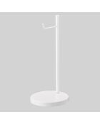 Porta casco bianco - 13x13x28 cm