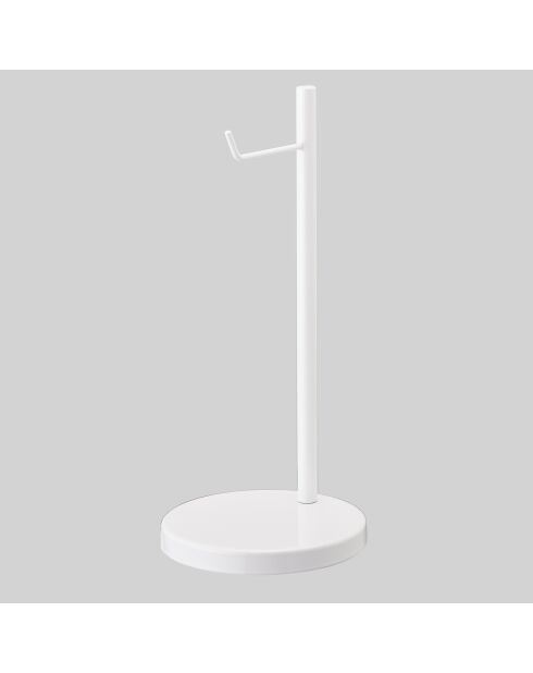 Porta casco bianco - 13x13x28 cm