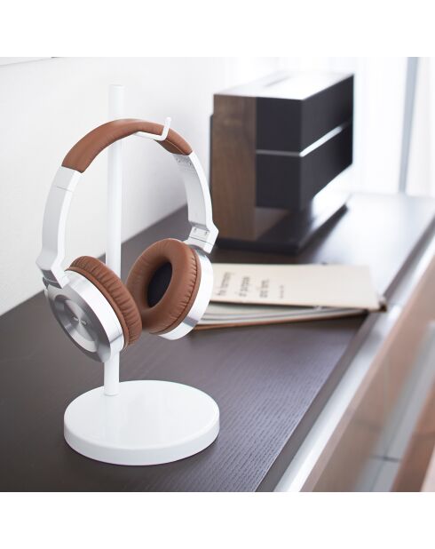 Porta casco bianco - 13x13x28 cm