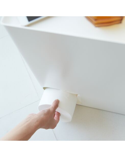 Rangement papier-toilette blanc - 33x12.5x48 cm