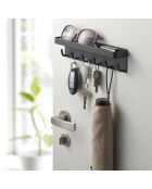 Schwarzer magnetischer Schlüsselbund - 24,5 x 4,5 x 6 cm