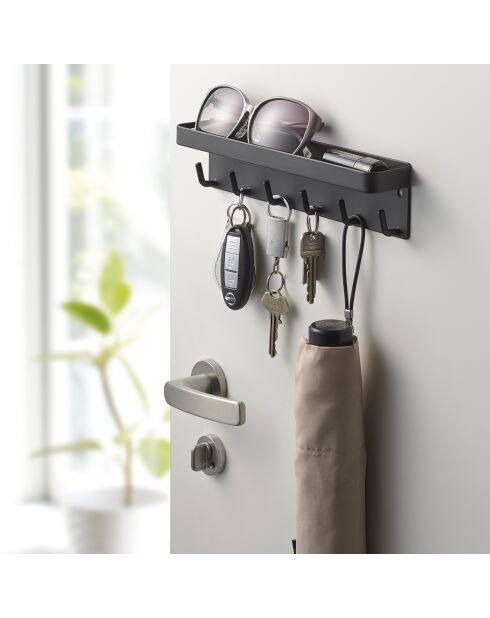 Schwarzer magnetischer Schlüsselbund - 24,5 x 4,5 x 6 cm