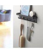 Schwarzer magnetischer Schlüsselbund - 24,5 x 4,5 x 6 cm