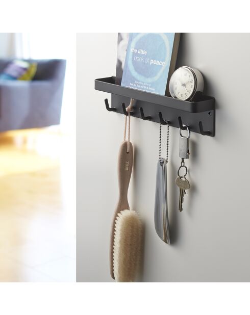 Schwarzer magnetischer Schlüsselbund - 24,5 x 4,5 x 6 cm