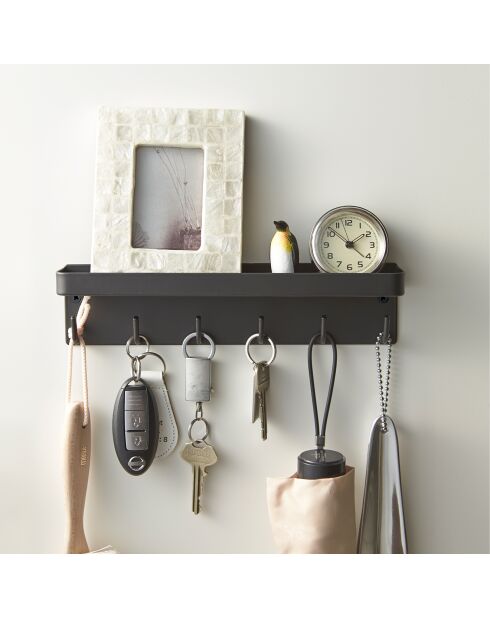 Schwarzer magnetischer Schlüsselbund - 24,5 x 4,5 x 6 cm