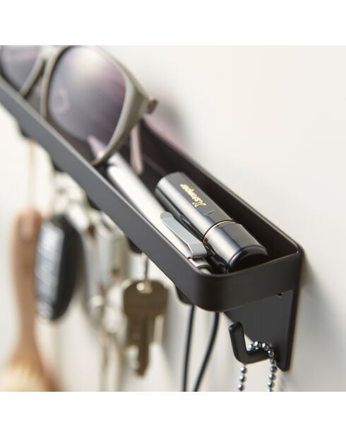 Schwarzer magnetischer Schlüsselbund - 24,5 x 4,5 x 6 cm