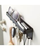 Schwarzer magnetischer Schlüsselbund - 24,5 x 4,5 x 6 cm