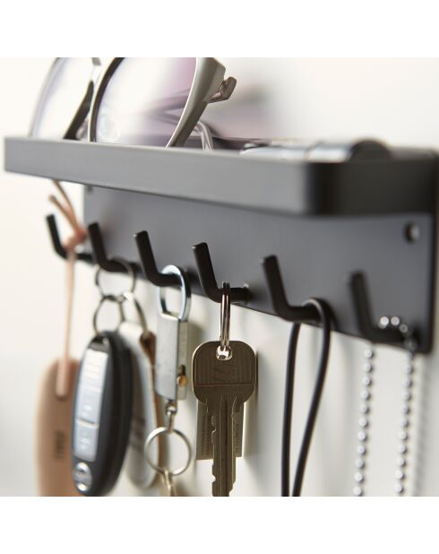 Schwarzer magnetischer Schlüsselbund - 24,5 x 4,5 x 6 cm