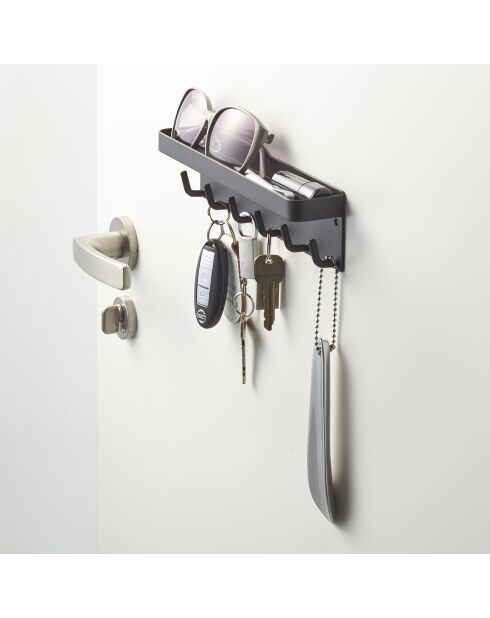 Schwarzer magnetischer Schlüsselbund - 24,5 x 4,5 x 6 cm