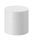 Boîte à bijoux blanche - D.10 cm