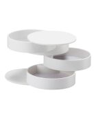 Boîte à bijoux blanche - D.10 cm