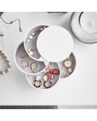 Boîte à bijoux blanche - D.10 cm
