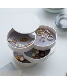 Boîte à bijoux blanche - D.10 cm