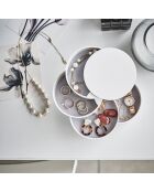 Boîte à bijoux blanche - D.10 cm