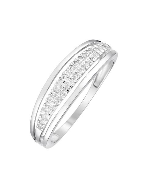 Bague Malia Or Blanc Diamants 0.12 ct