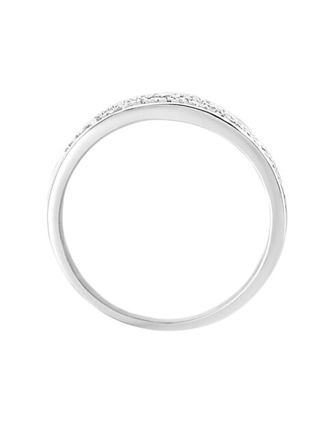 Bague Malia Or Blanc Diamants 0.12 ct