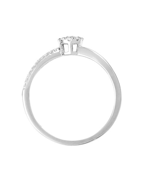 Bague L'élue Diamants 0.21 ct or blanc