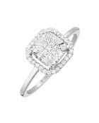 Ring Of Love and Tenderness Diamonds 0,21 kt witgoud