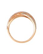 Bague Ma force Diamants 0.31 ct Or Rose