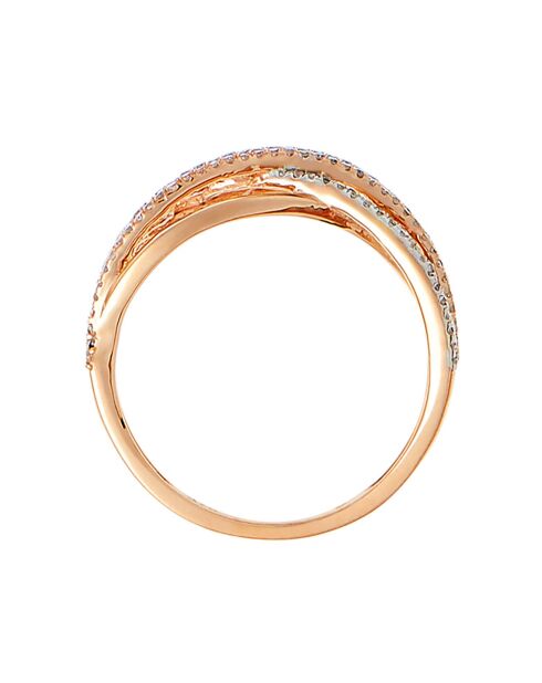 Bague Ma force Diamants 0.31 ct Or Rose