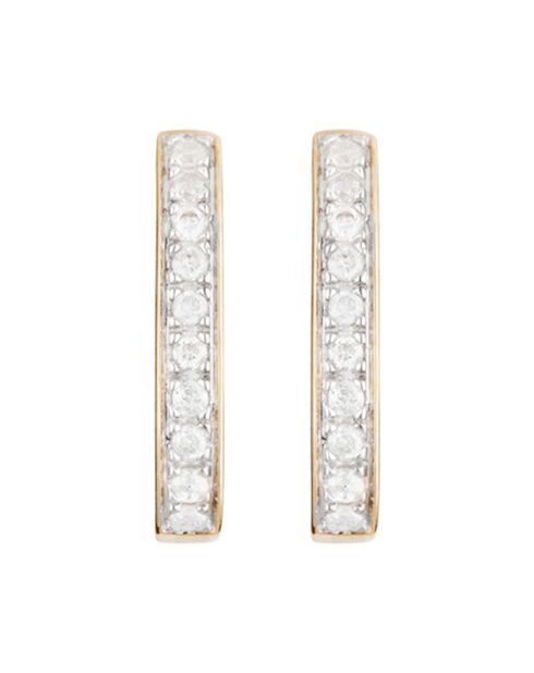 Boucles d'oreilles Pure Seduction Diamants 0.20 ct or jaune