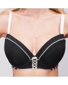 Soutien-Gorge coque Tressage noir