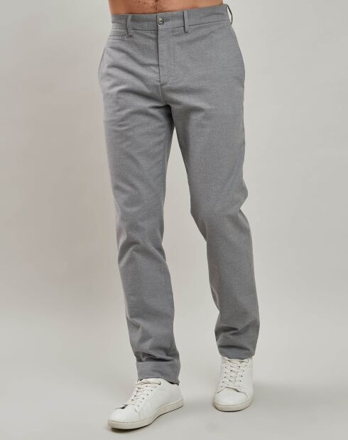 Pantalon habillé acier